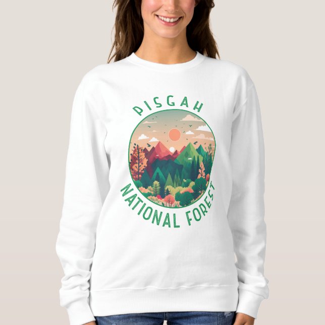 Camiseta Círculo da Floresta Nacional de Pisgah (Frente)