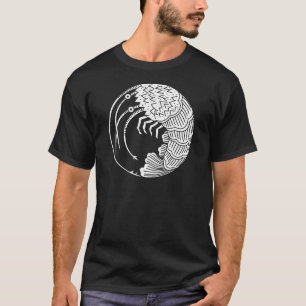 Camiseta Círculo da lagosta espinhoso
