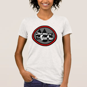 Camiseta Círculo das gotas do Engenheiro químico