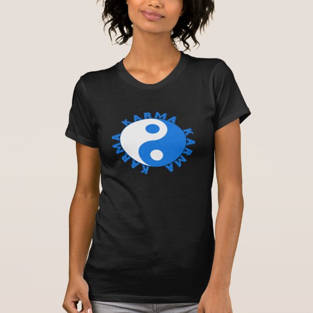 Camiseta Círculo das KARMAS com símbolo de Yin Yang (Frente)