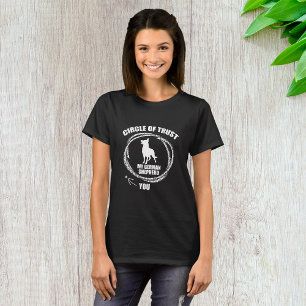 Camiseta Círculo De Confiança Meu German shepherd