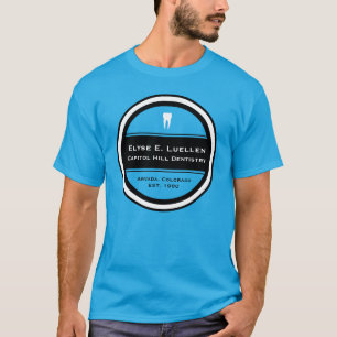 Camiseta Círculo de Dentista Personalizável