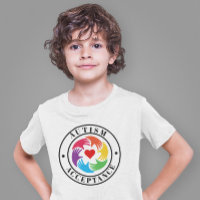 Círculo de Mãos e Coração de Aceitação do Autismo