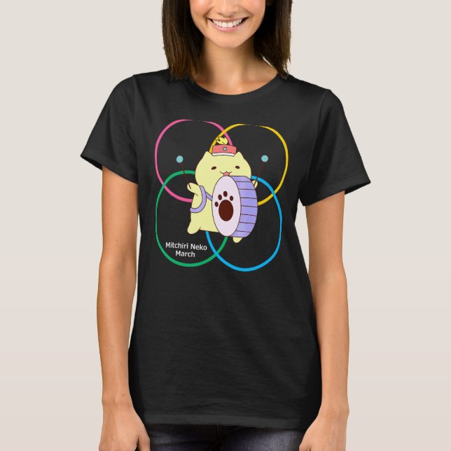 Camiseta Círculo de Marcha de Mitchell Neko4 (Frente)