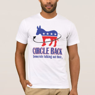 Camiseta Círculo de trás - Democratas conversando com seu b