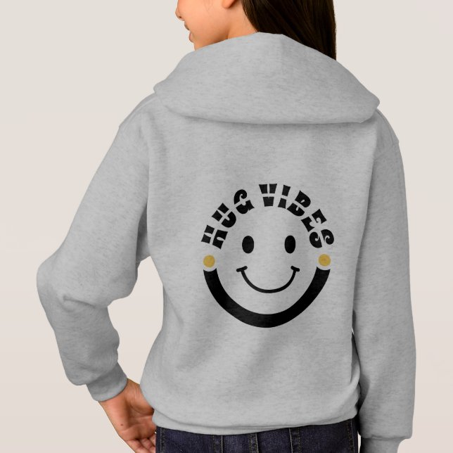 Camiseta Círculo de Vibrações de Abraço Modernas Minimalist (Verso)
