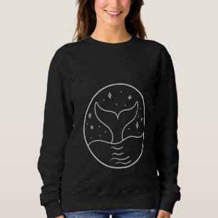 Camiseta Círculo do Céu Noturno da Cauda de Baleia, Amante 