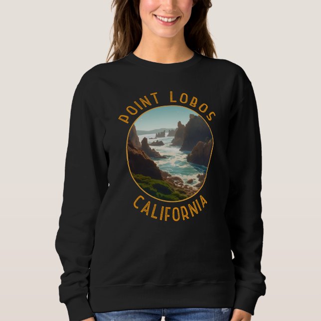 Camiseta Circulo em Distância de Point Lobos California (Frente)
