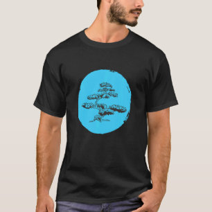 Camiseta Círculo Enso Árvore Bonsai Zen Budismo Ja