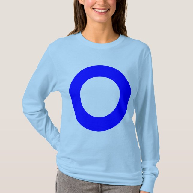 Camiseta Círculo furado - Cores (Frente)