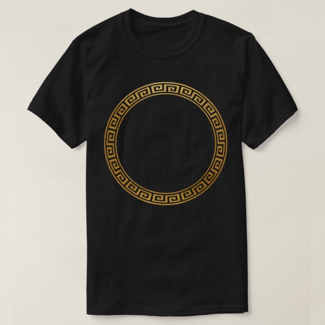 Camiseta Círculo grego (Frente do Design)