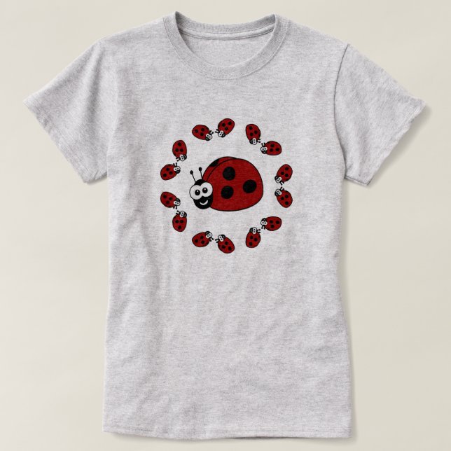 Camiseta Círculo LadyBug (Frente do Design)