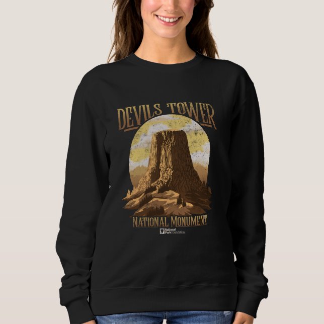 Camiseta Círculo Monumento Nacional da Torre de Devils (Frente)