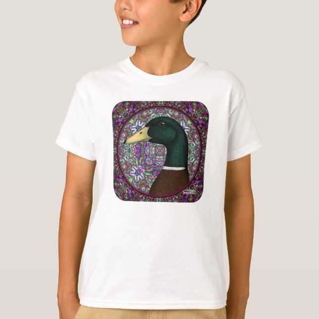 Camiseta Círculo Mosaico de Mallard Drake (Frente)