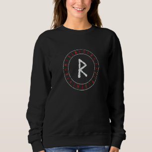Camiseta Círculo Rúnico da Runa Viking Raidho Mitologia Nór