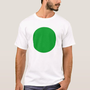 Camiseta Círculo Simples - Verde de Grama