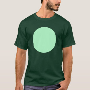 Camiseta Círculo Simples - Verde Fantasma