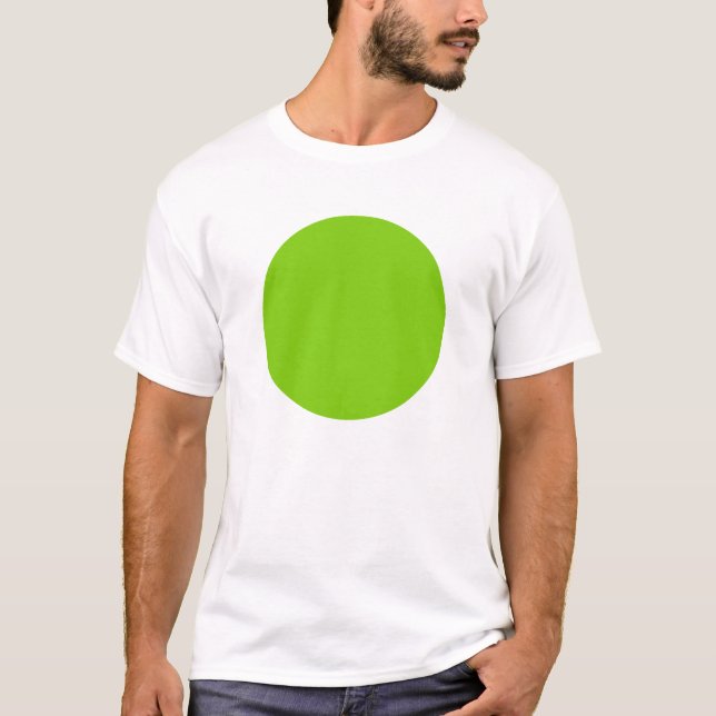 Camiseta Círculo Simples - Verde Marciano (Frente)
