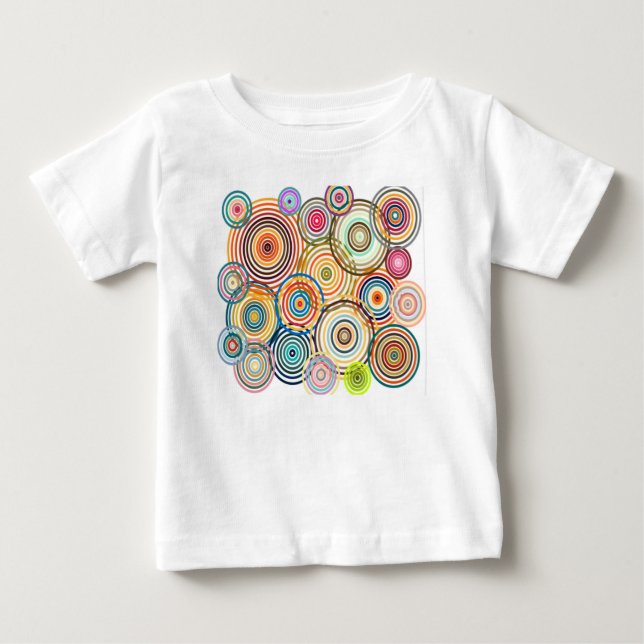Camiseta Círculos arco-íris (Frente)