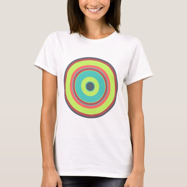 Camiseta Círculos Coloridos 04 (Frente)