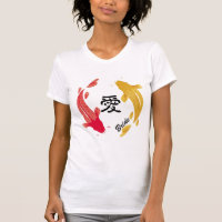 Círculos de Amor Destaque Japonês Koi Love Bride's