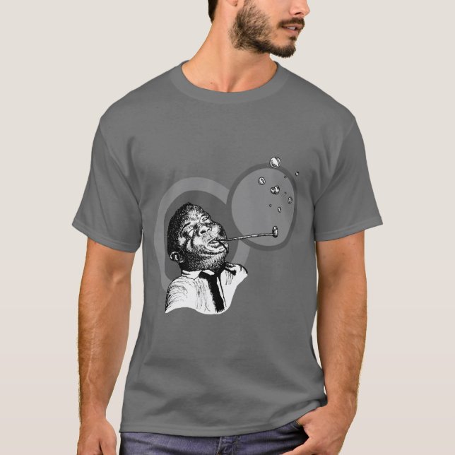 Camiseta Círculos de Bechet - de BW escuros (Frente)