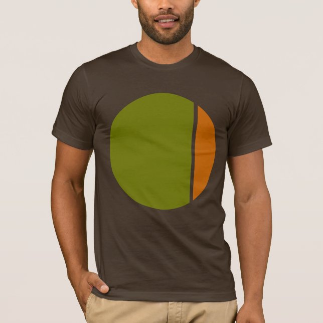 Camiseta círculos de esmagamento de cores (Frente)