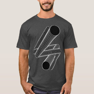 Camiseta círculos que morfam design