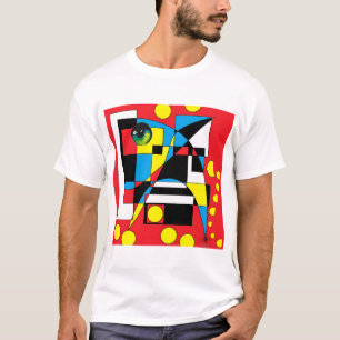 Camiseta Círculos São Abstrato do Ken Gage