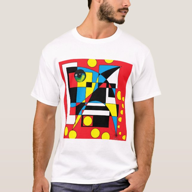 Camiseta Círculos São Abstrato do Ken Gage (Frente)