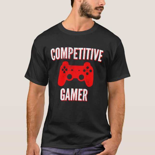 Camiseta Circunstância dos Videos games de jogadores (Frente)