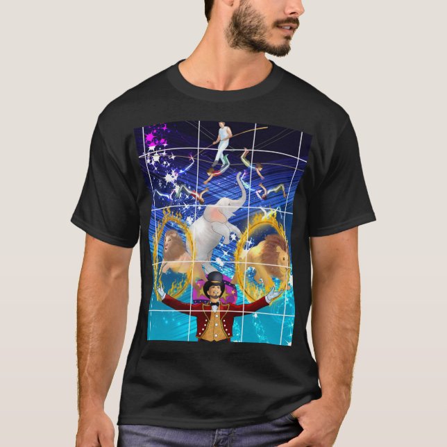 Camiseta Circus Blue fundo (Frente)