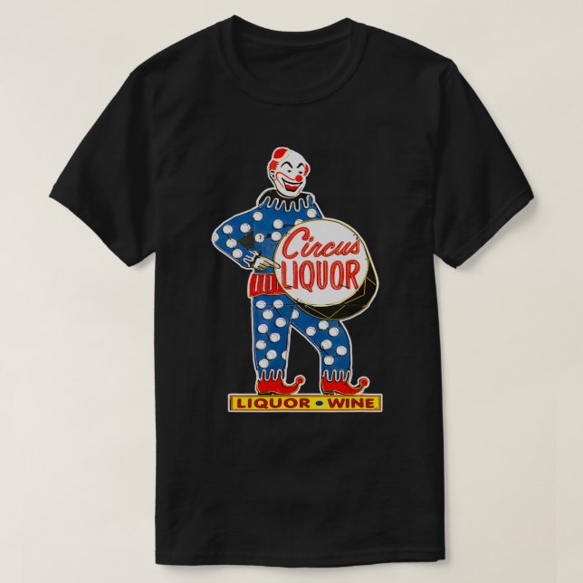 Camiseta CIRCUS LIQUOR Clássico (Frente do Design)