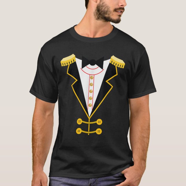 Camiseta Circus Ringmaster Costume Carnival Theme Halloween (Frente)