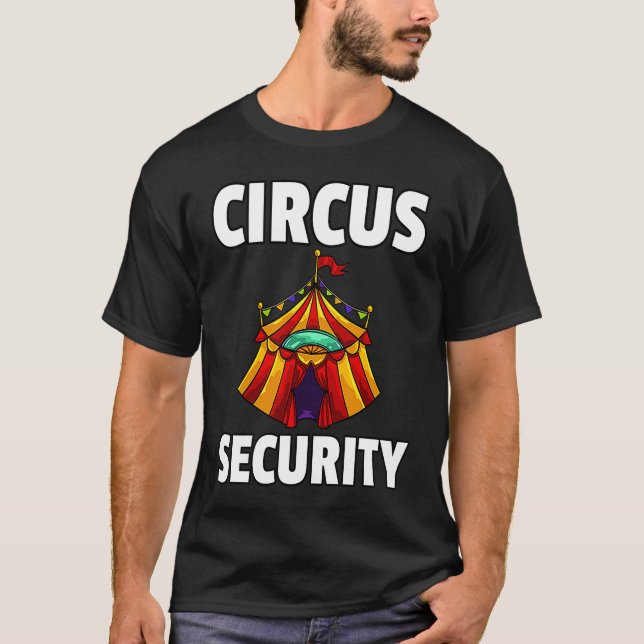 Camiseta Circus Staff Security Ringmaster Clown (Frente)