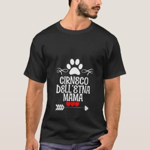 Camiseta Cirneco Dell etna Mama para o Natal das Mães