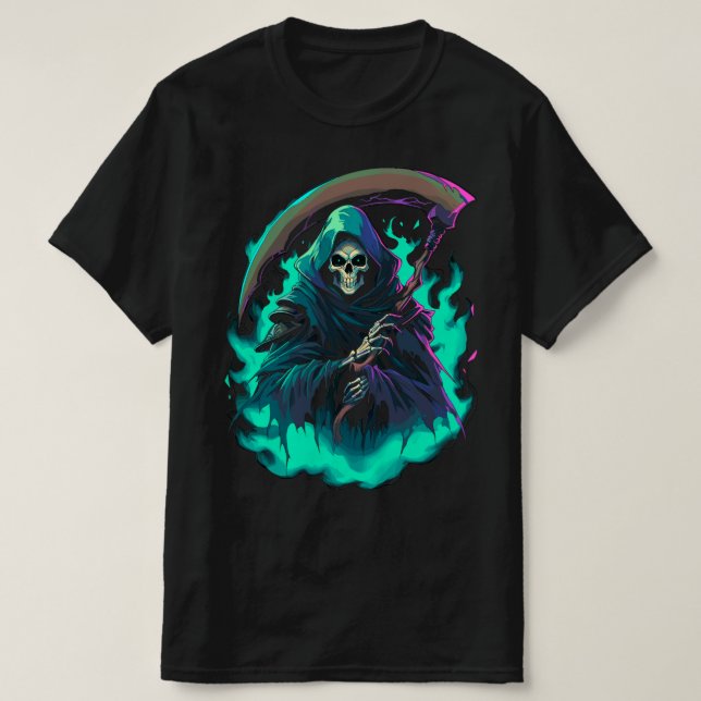 Camiseta Ciro da Criança Grim, a própria morte (Frente do Design)