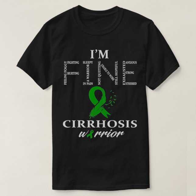 Camiseta Cirrhosis Warrior  (Frente do Design)