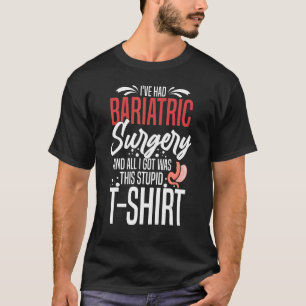Camiseta Cirurgia Bariátrica - Capa de recuperação de desvi