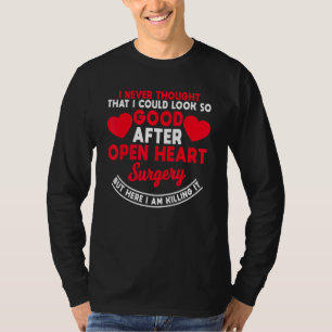 Camiseta Cirurgia Cardíaca Aberta Quádrupla Ignorar Arte Co