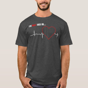 Camiseta Cirurgia Cardíaca de Sobrevivência por Ataque Card