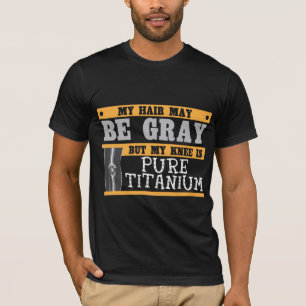 Camiseta Cirurgia cinzenta mais velha do cabelo da