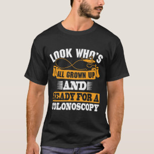 Camiseta Cirurgia colonoscópica com cólon ganha bem humor