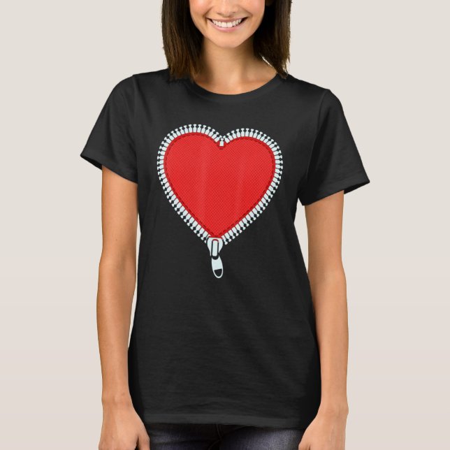 Camiseta Cirurgia Coronária de Ignorar Coração Aberta Supor (Frente)