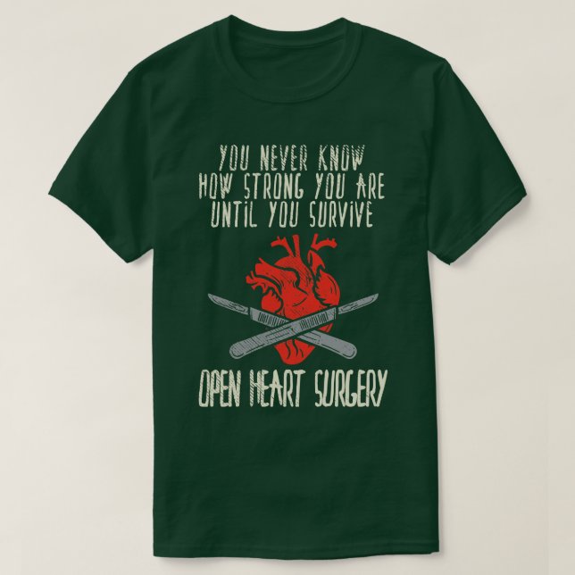 Camiseta Cirurgia de Coração Aberta (Frente do Design)