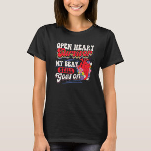 Camiseta Cirurgia de Coração Aberta Ignorar Sensibilização 