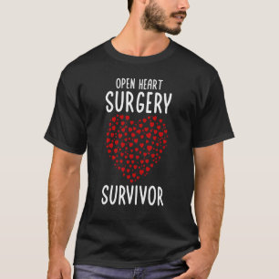 Camiseta Cirurgia de Coração Aberta Recuperação de Sobreviv