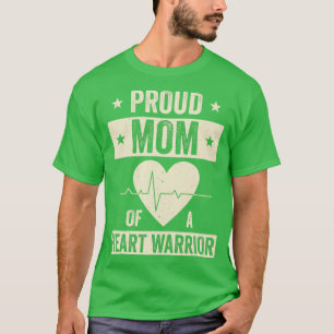 Camiseta Cirurgia de Coração Aberta Transplante CHD Mãe de