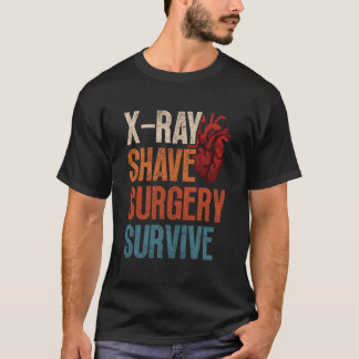 Camiseta Cirurgia de Coração Aberto Sobrevive à Cirurgia de