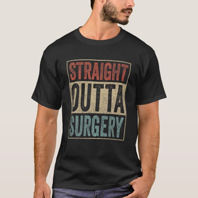 Camiseta Cirurgia de Saída do Hetero Retro (Frente)